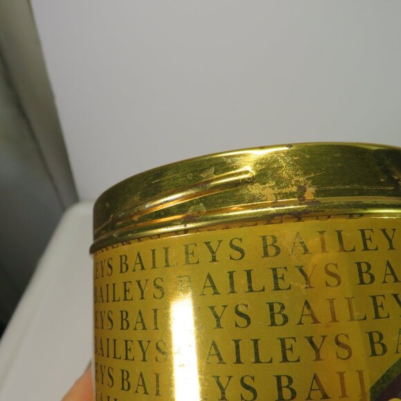 Bailey's Irish Metal Tin Black & Gold Farm Farmhouse Milk Jug Shape easy open - Picture 6 of 12